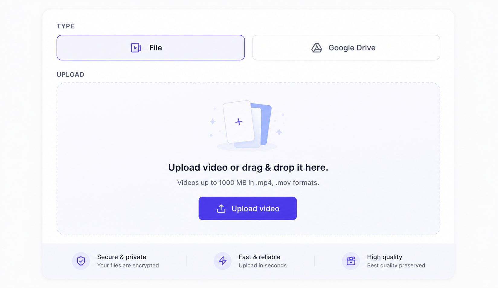 Upload a product image